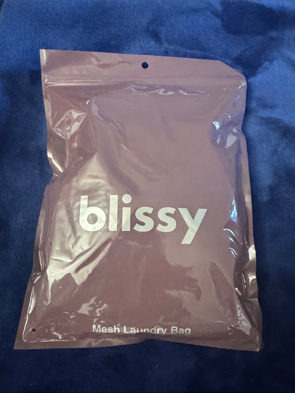 Blissy 3 piece Mesh Laundry Bag in Mauve